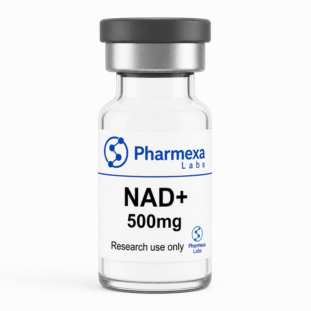 NAD+ 500mg hetteglass fra Pharmexa Labs