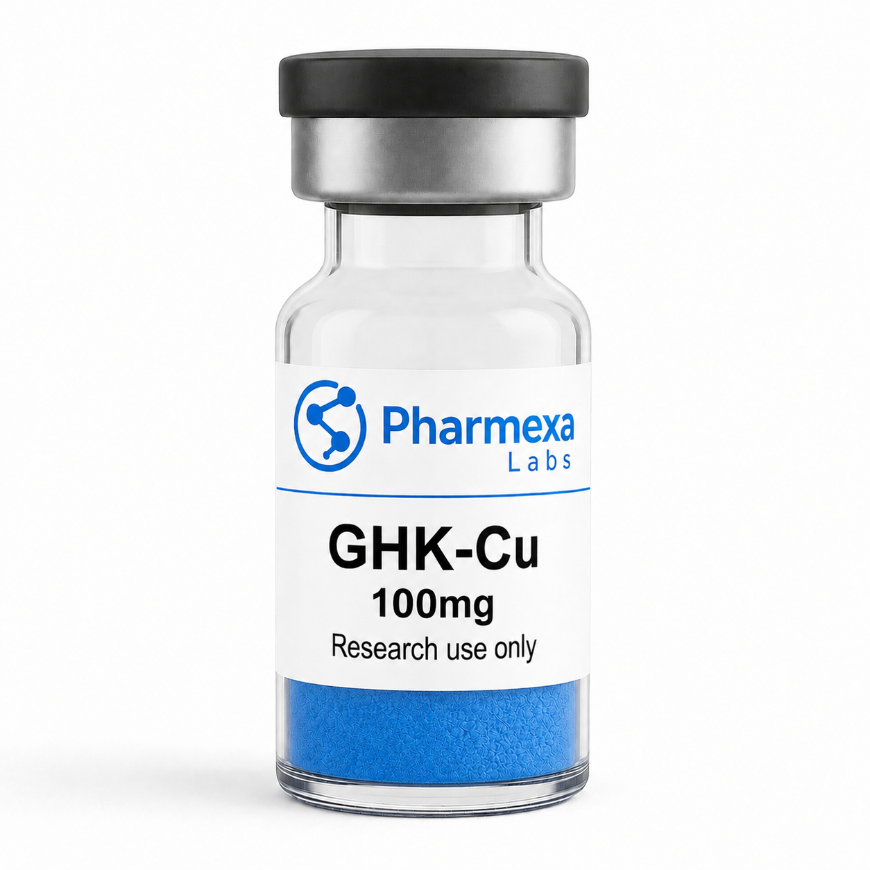 GHK-Cu 100mg hetteglass fra Pharmexa Labs