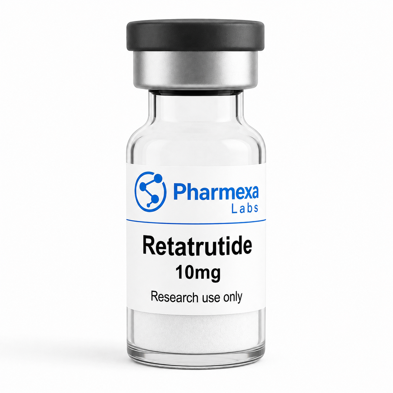 Retatrutide 10mg hetteglass fra Pharmexa Labs
